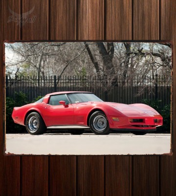 Металлическая табличка Corvette  188